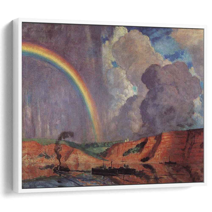 Volga. Rainbow (1925) by Boris Kustodiev