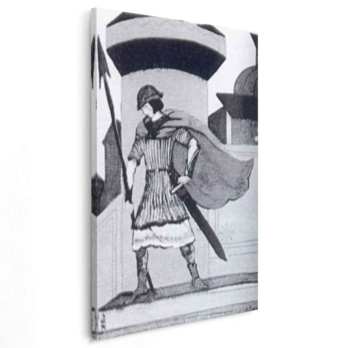 Warrior (1919) by Nicholas Roerich