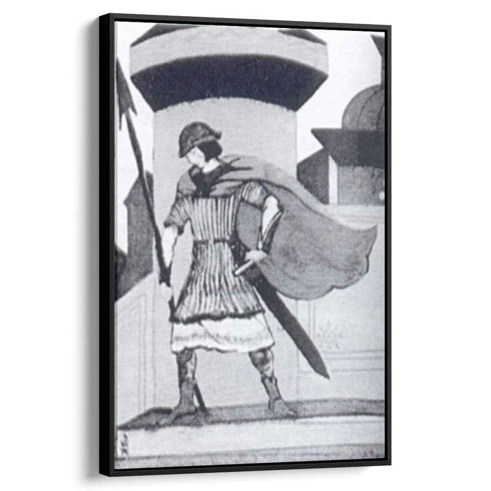 Warrior (1919) by Nicholas Roerich