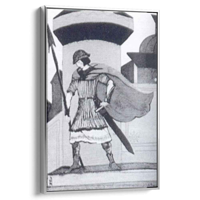 Warrior (1919) by Nicholas Roerich