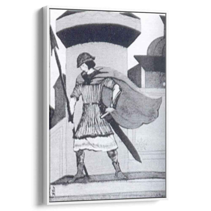 Warrior (1919) by Nicholas Roerich