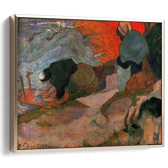Washerwomen (1888) by Paul Gauguin