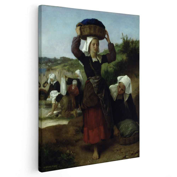 Washerwomen of Fouesnant (1869) by William-Adolphe Bouguereau