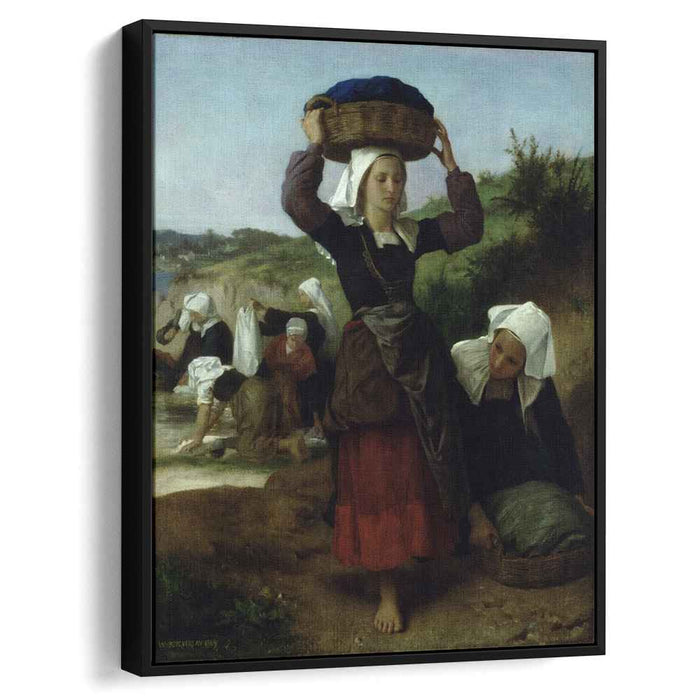 Washerwomen of Fouesnant (1869) by William-Adolphe Bouguereau