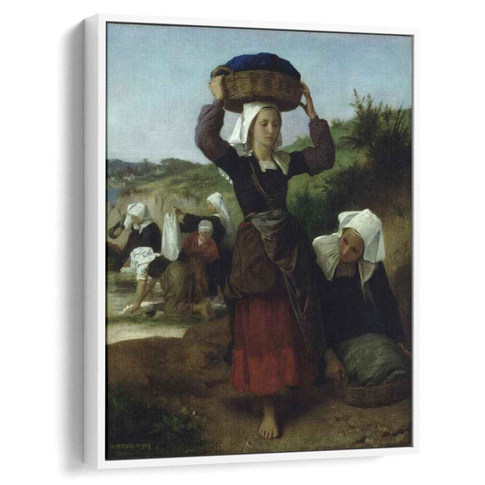Washerwomen of Fouesnant (1869) by William-Adolphe Bouguereau