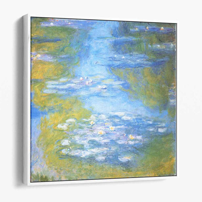 claude monet white water lilies Water Lilies" by Claude Monet