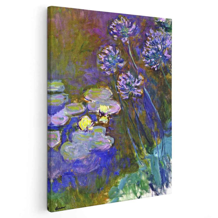 Water Lilies and Agapanthus (1917) by Claude Monet