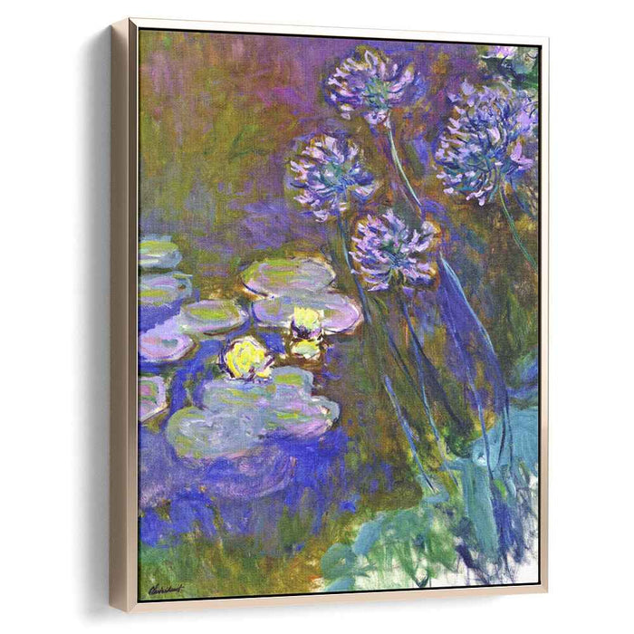 Water Lilies and Agapanthus (1917) by Claude Monet