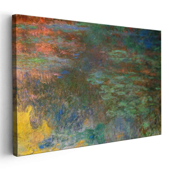 Water Lily Pond, Evening (right panel) by Claude Monet