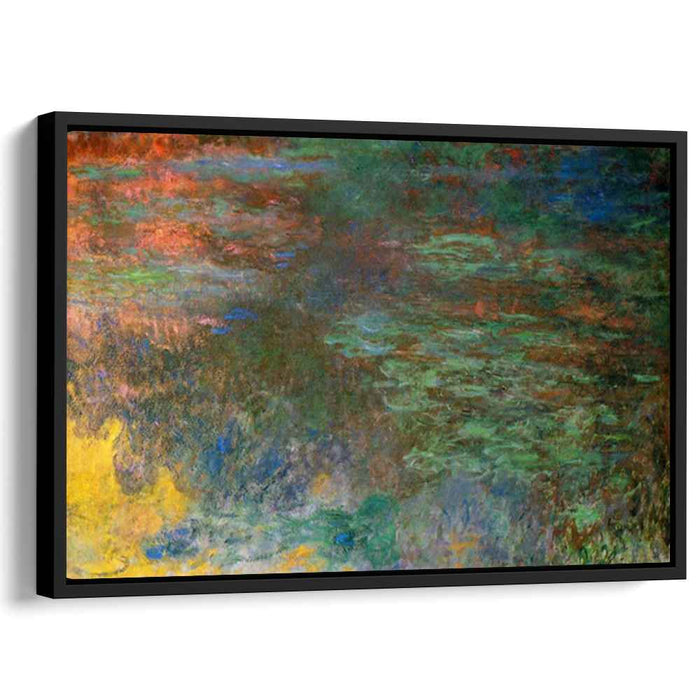 Water Lily Pond, Evening (right panel) by Claude Monet
