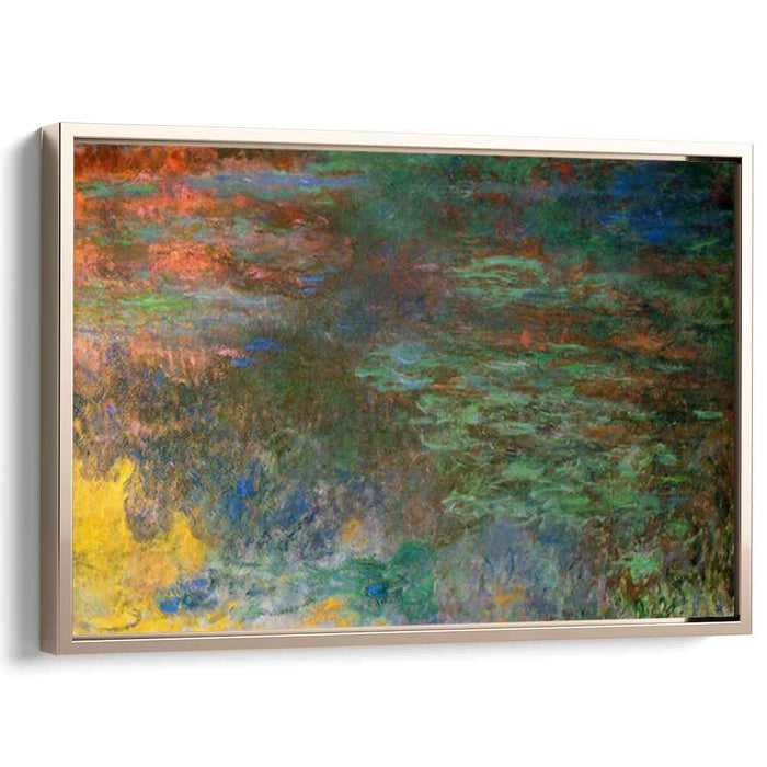 Water Lily Pond, Evening (right panel) by Claude Monet
