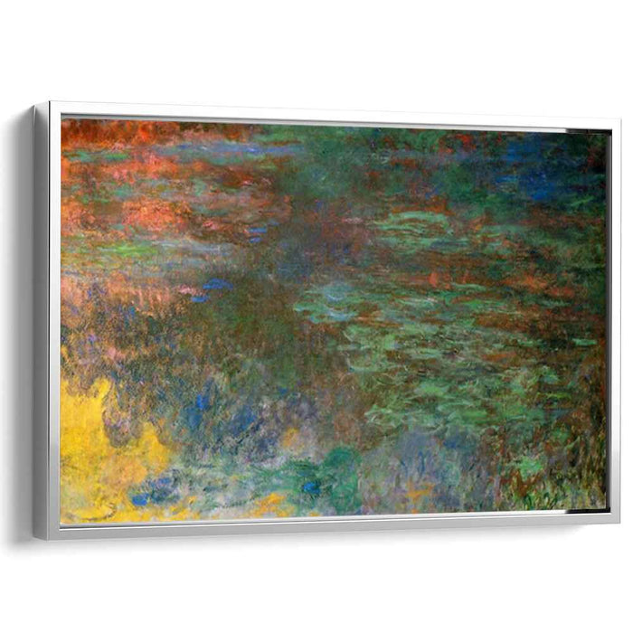 Water Lily Pond, Evening (right panel) by Claude Monet