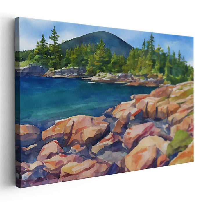 Watercolor Acadia National Park #111