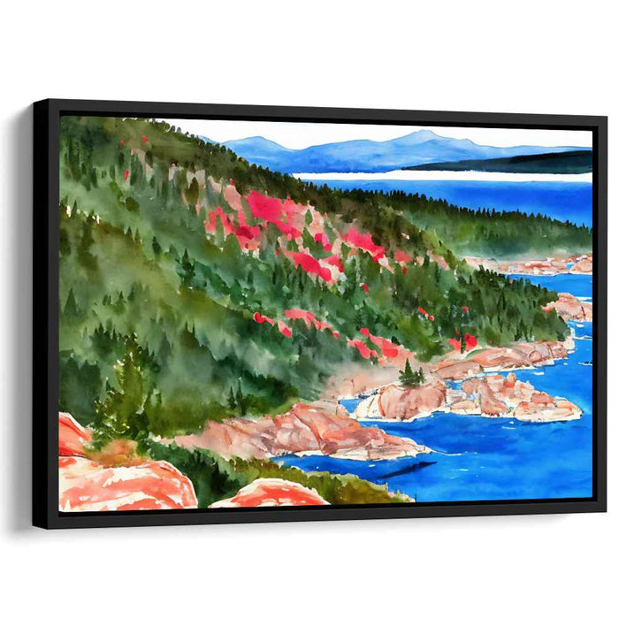 Watercolor Acadia National Park #123