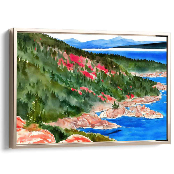 Watercolor Acadia National Park #123
