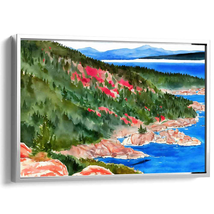 Watercolor Acadia National Park #123