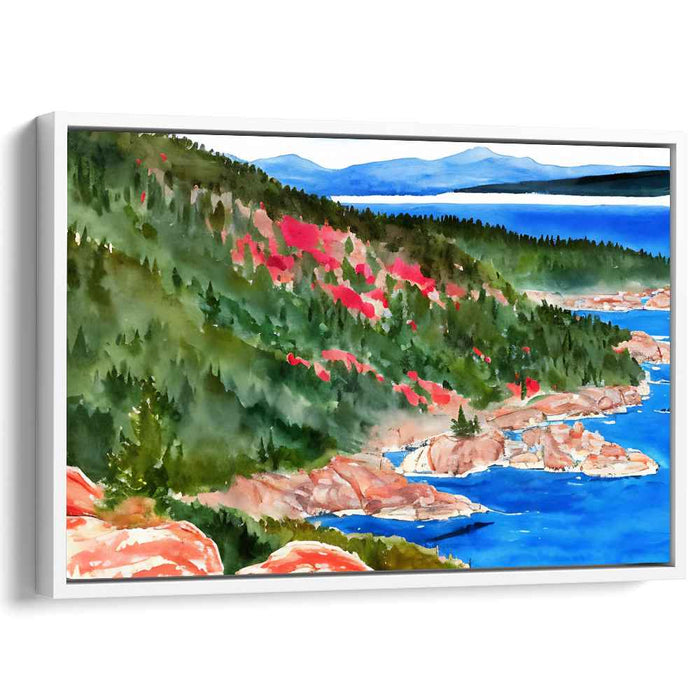 Watercolor Acadia National Park #123