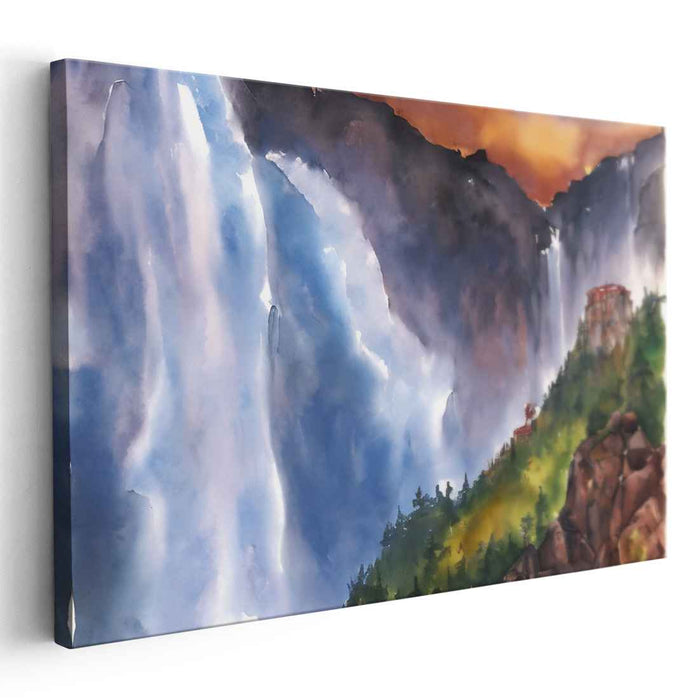 Watercolor Angel Falls #104