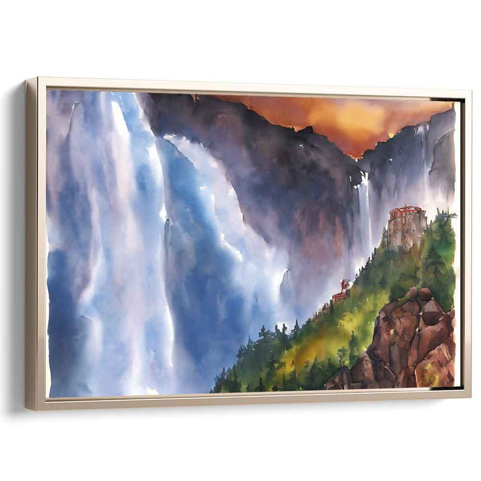 Watercolor Angel Falls #104