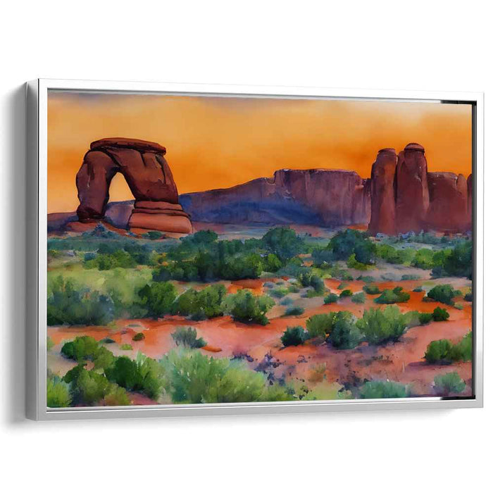 Architectural Grace: Majestic Delicate Arch Canvas Art Print