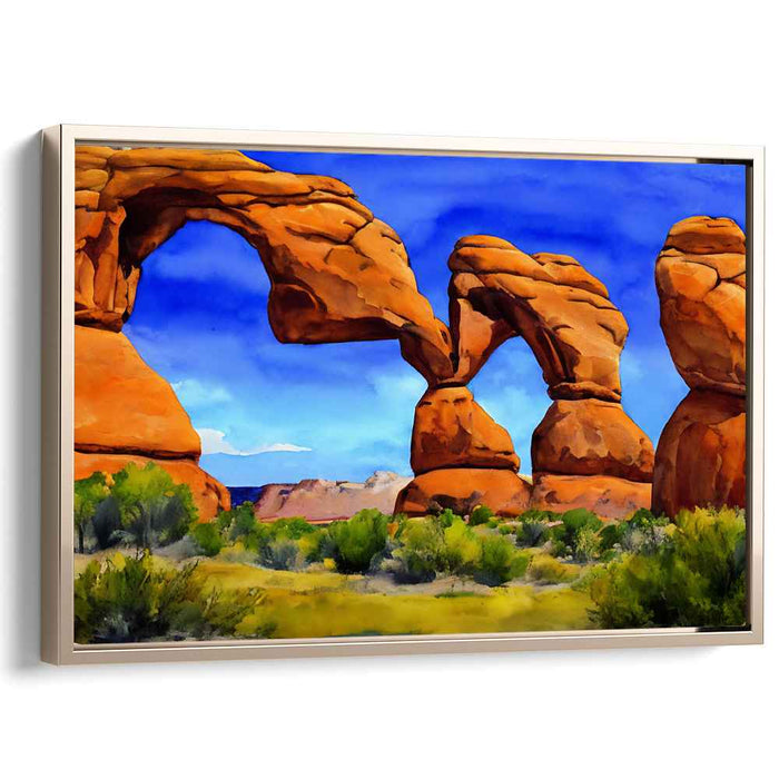 Watercolor Arches National Park #106