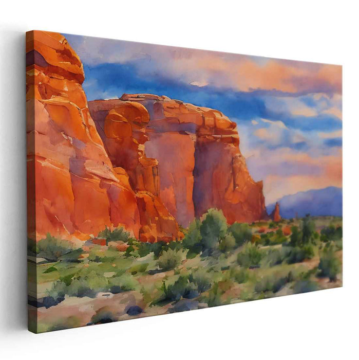 Watercolor Arches National Park #114