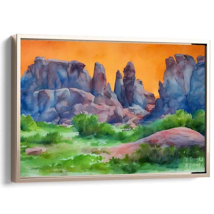 Watercolor Arches National Park #115