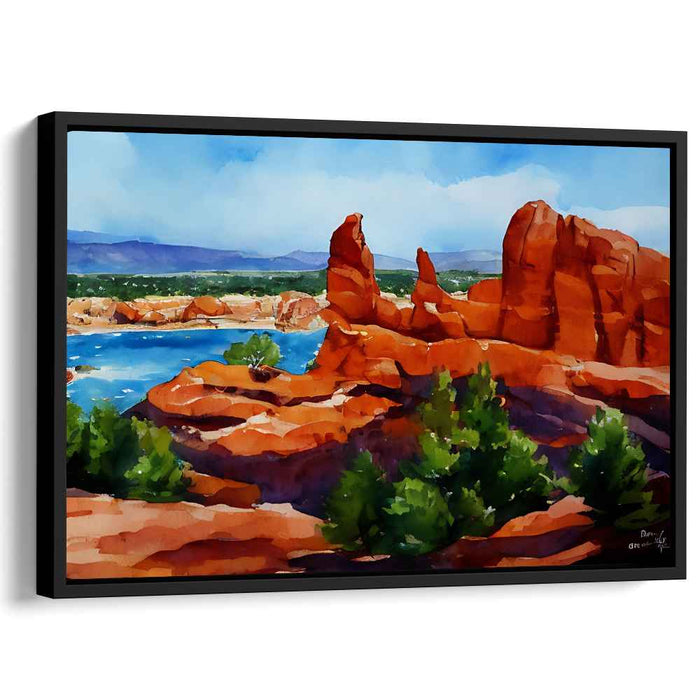 Watercolor Arches National Park #136