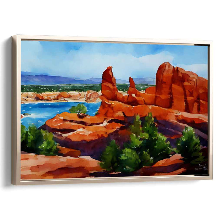 Watercolor Arches National Park #136