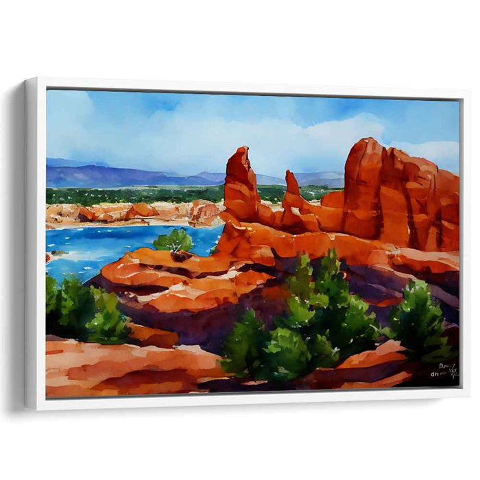 Watercolor Arches National Park #136