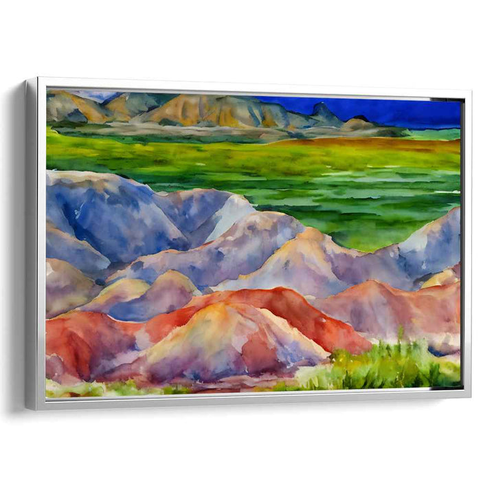 Watercolor Badlands National Park #103