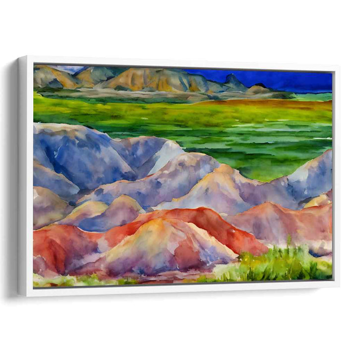 Watercolor Badlands National Park #103