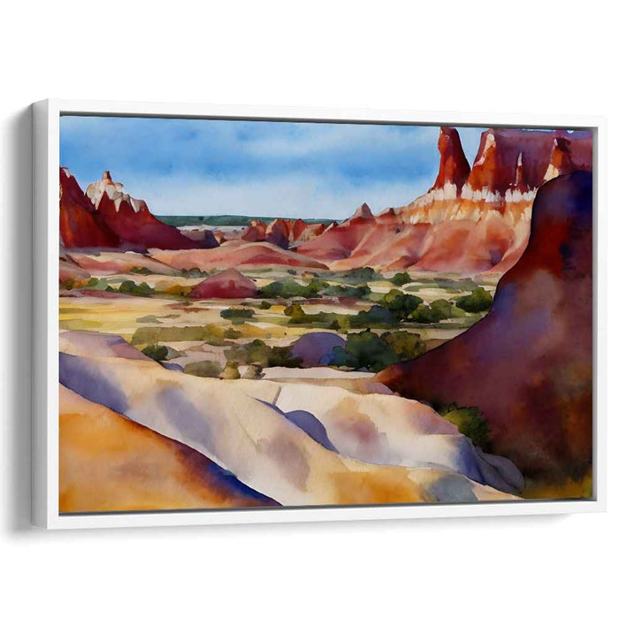 Watercolor Badlands National Park #109