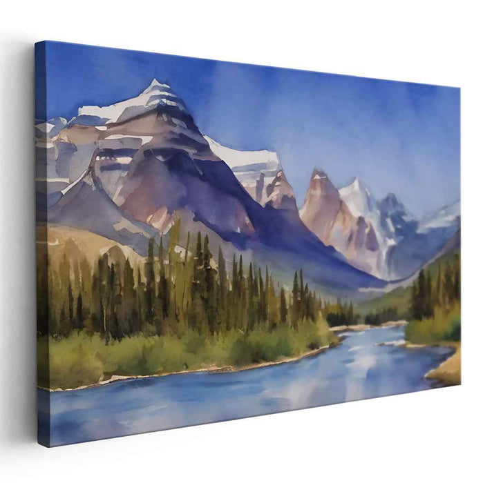 True-to-Life Terrain: Realistic Landscape Canvas Art Print