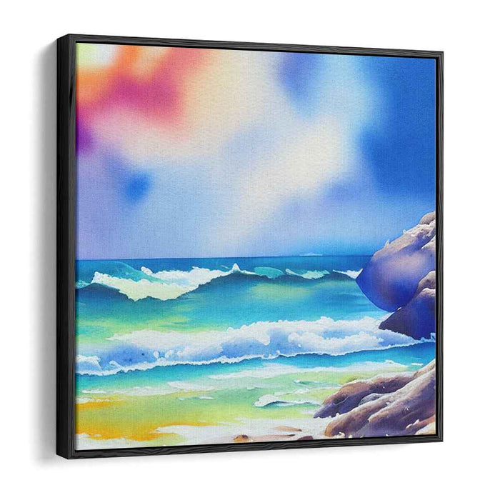 Watercolor Beach #001