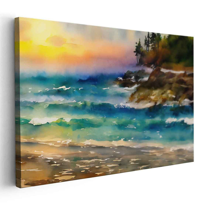 Watercolor Beach #101