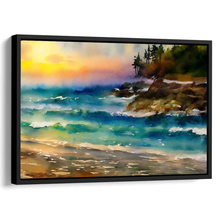 Watercolor Beach #101