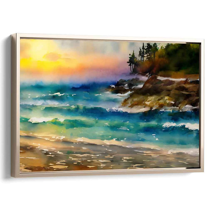 Watercolor Beach #101