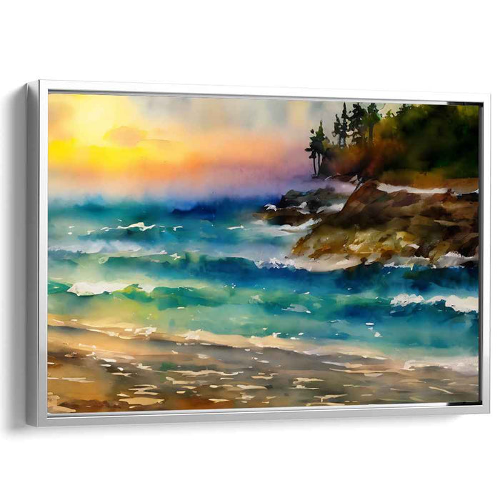 Watercolor Beach #101