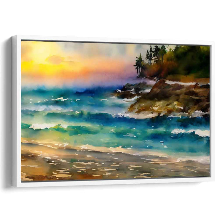 Watercolor Beach #101