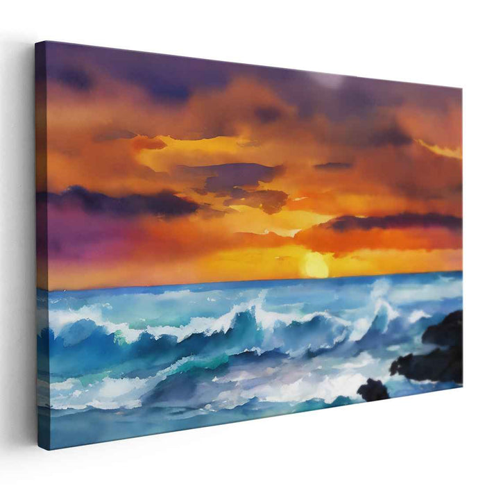 Watercolor Beach #110