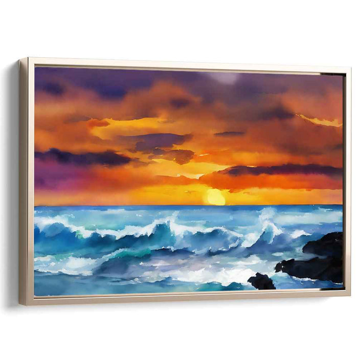 Watercolor Beach #110