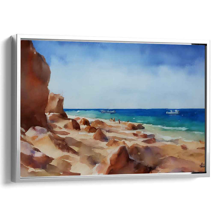 Watercolor Beach #124