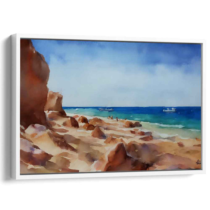 Watercolor Beach #124