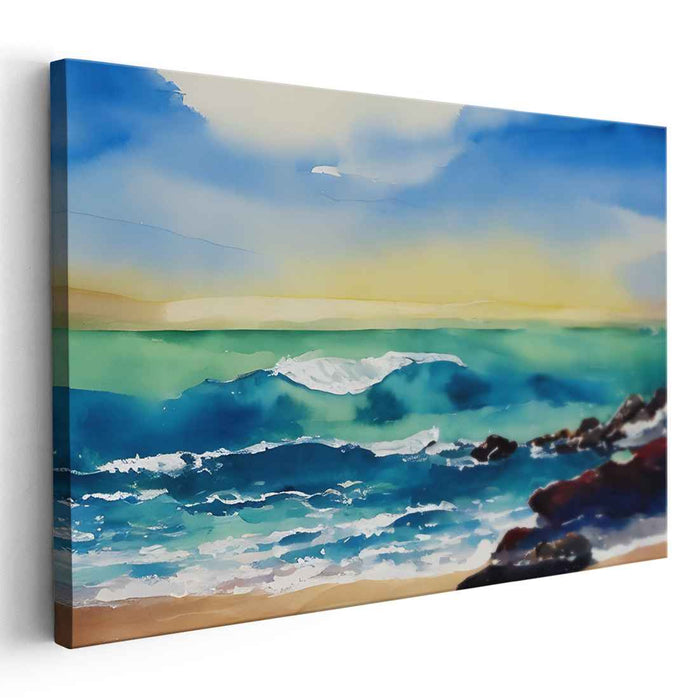 Watercolor Beach #127