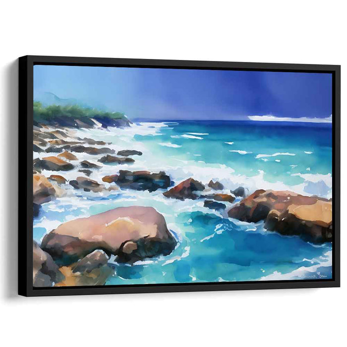 Watercolor Beach #134