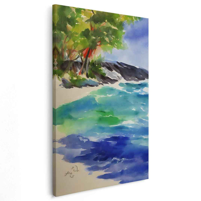 Watercolor Beach #204