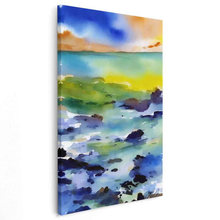 Watercolor Beach #208