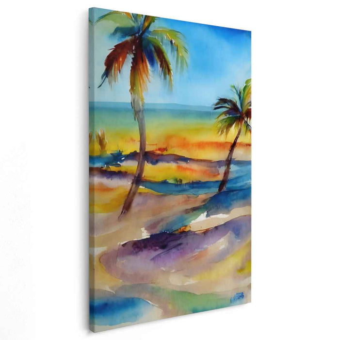 Watercolor Beach #214