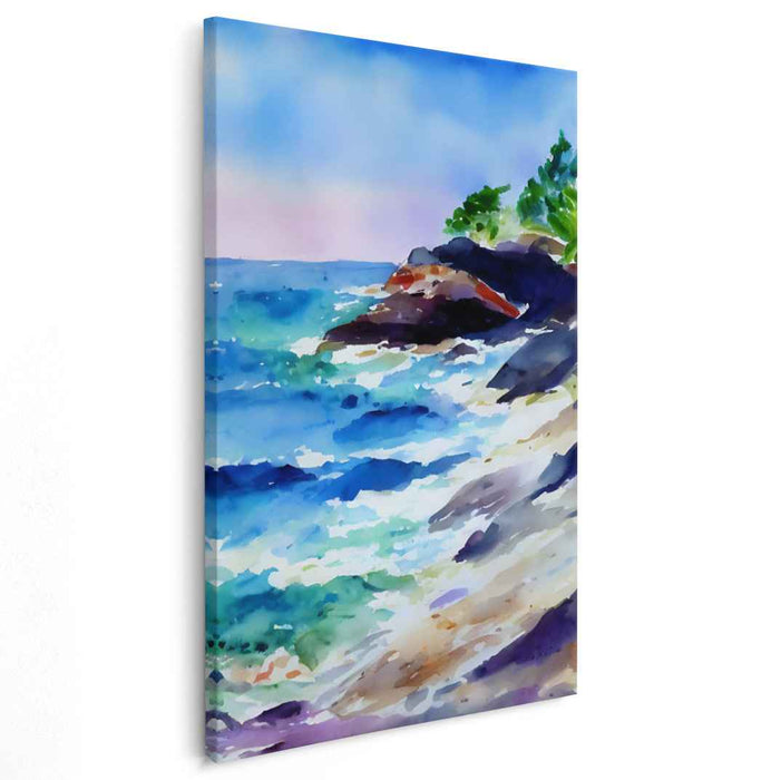 Watercolor Beach #218